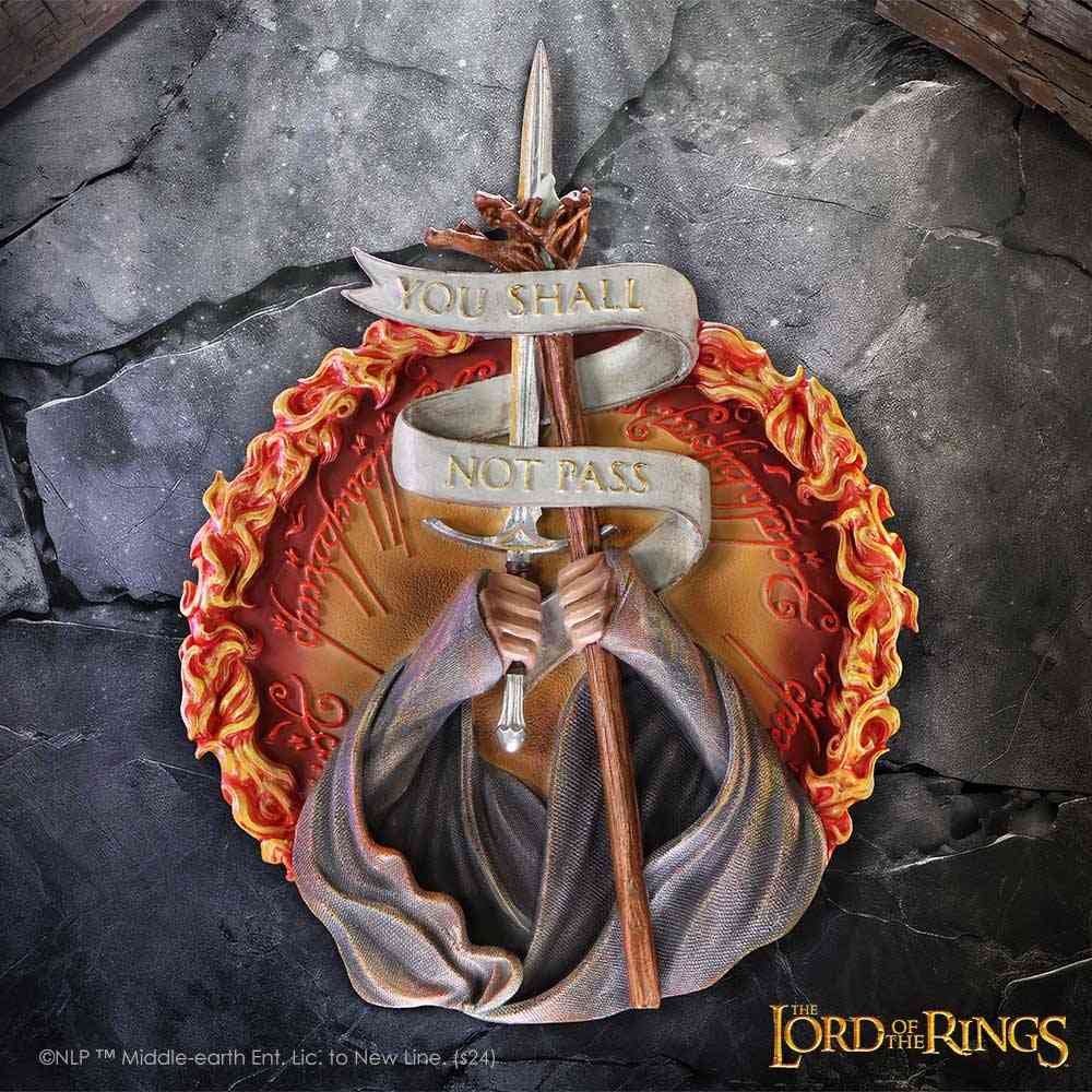 Nemesis Now The Lord of the Rings - You Shall Not Pass Décoration murale - Multicolore